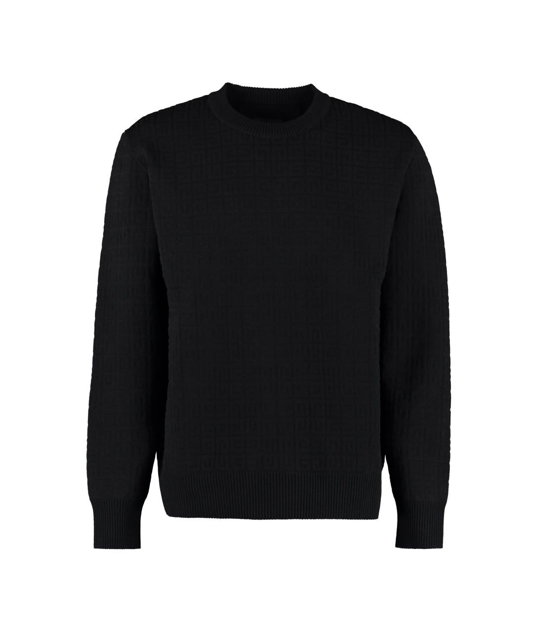 GIVENCHY Черный шерстяной джемпер / свитер, фото 1