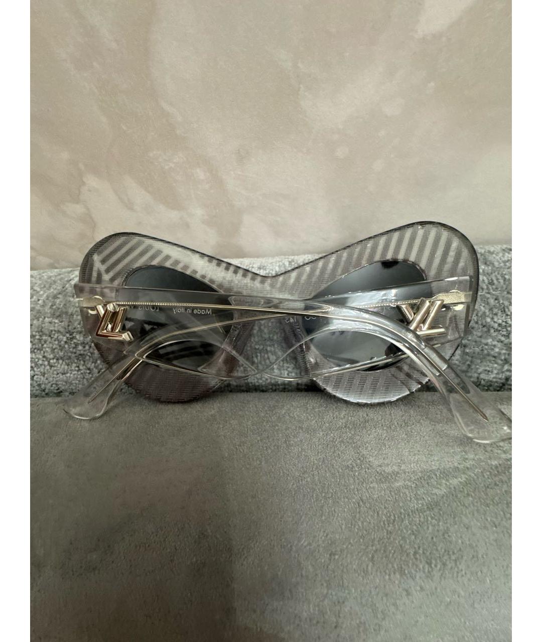 LOUIS VUITTON Серые пластиковые солнцезащитные очки, фото 4
