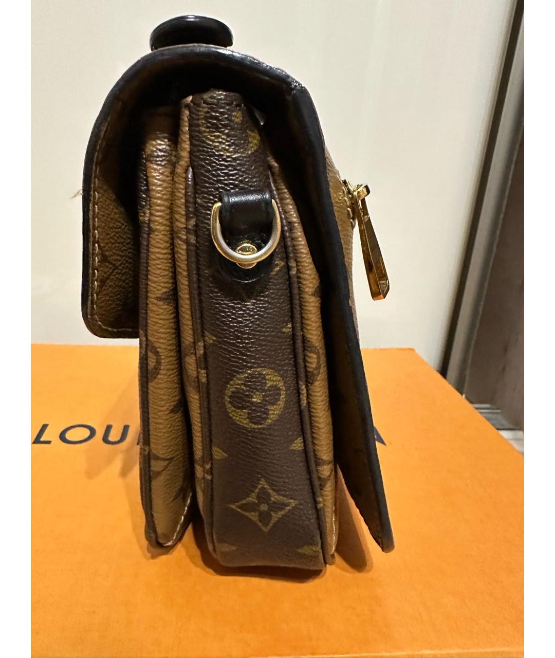 LOUIS VUITTON Коричневая сумка через плечо, фото 8