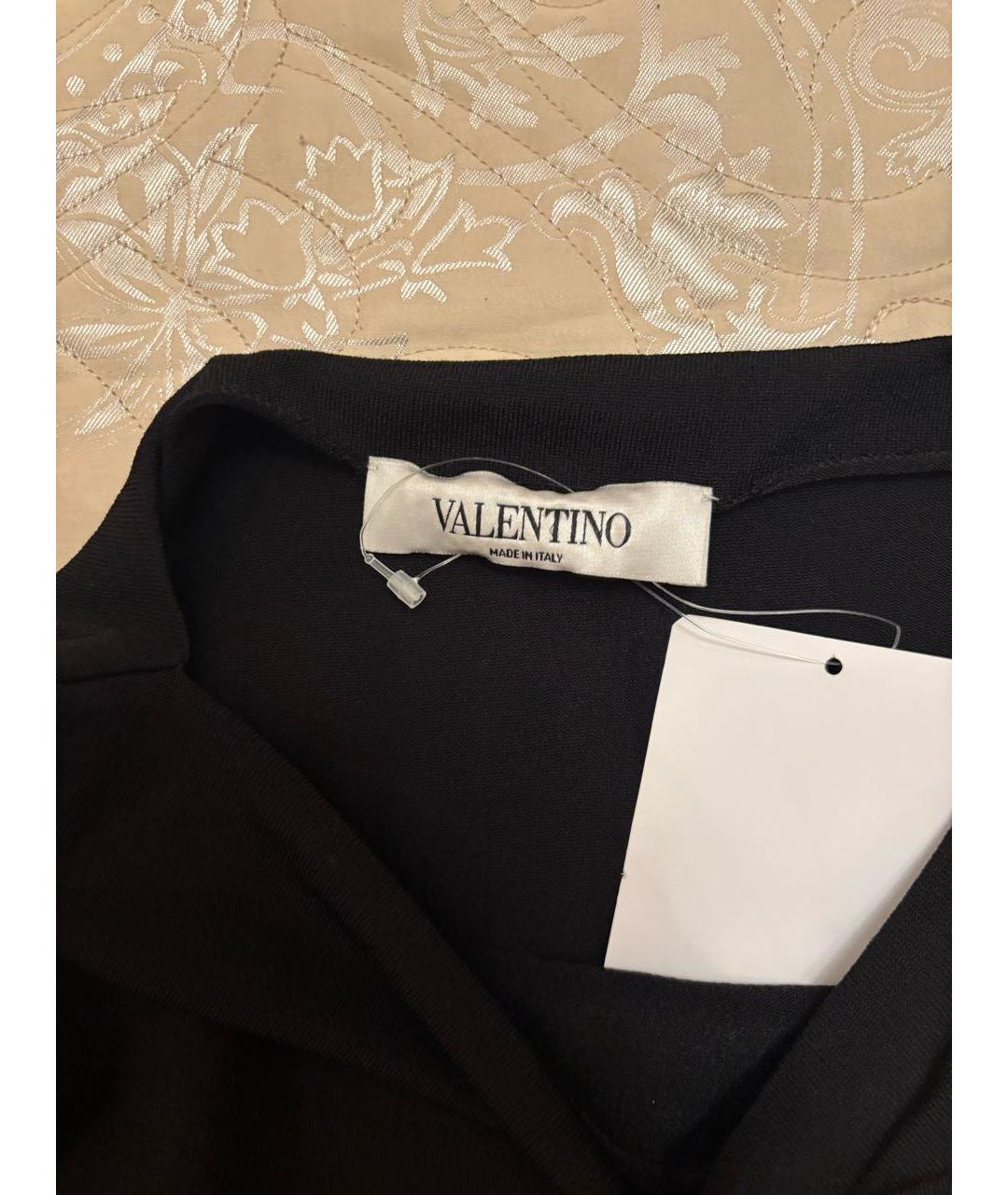 VALENTINO Черная вискозная блузы, фото 5