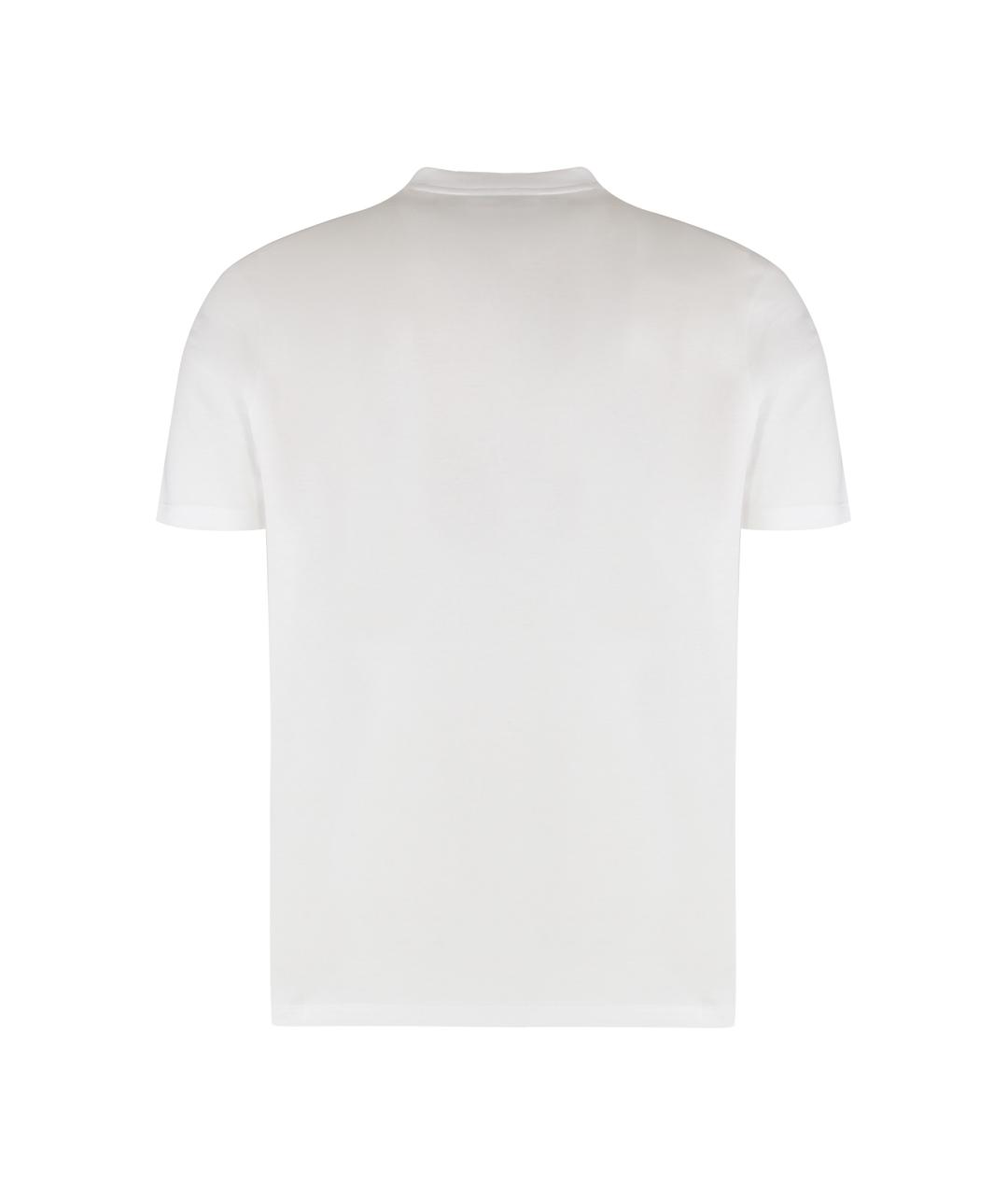 PAUL & SHARK Белая хлопковая футболка, фото 2