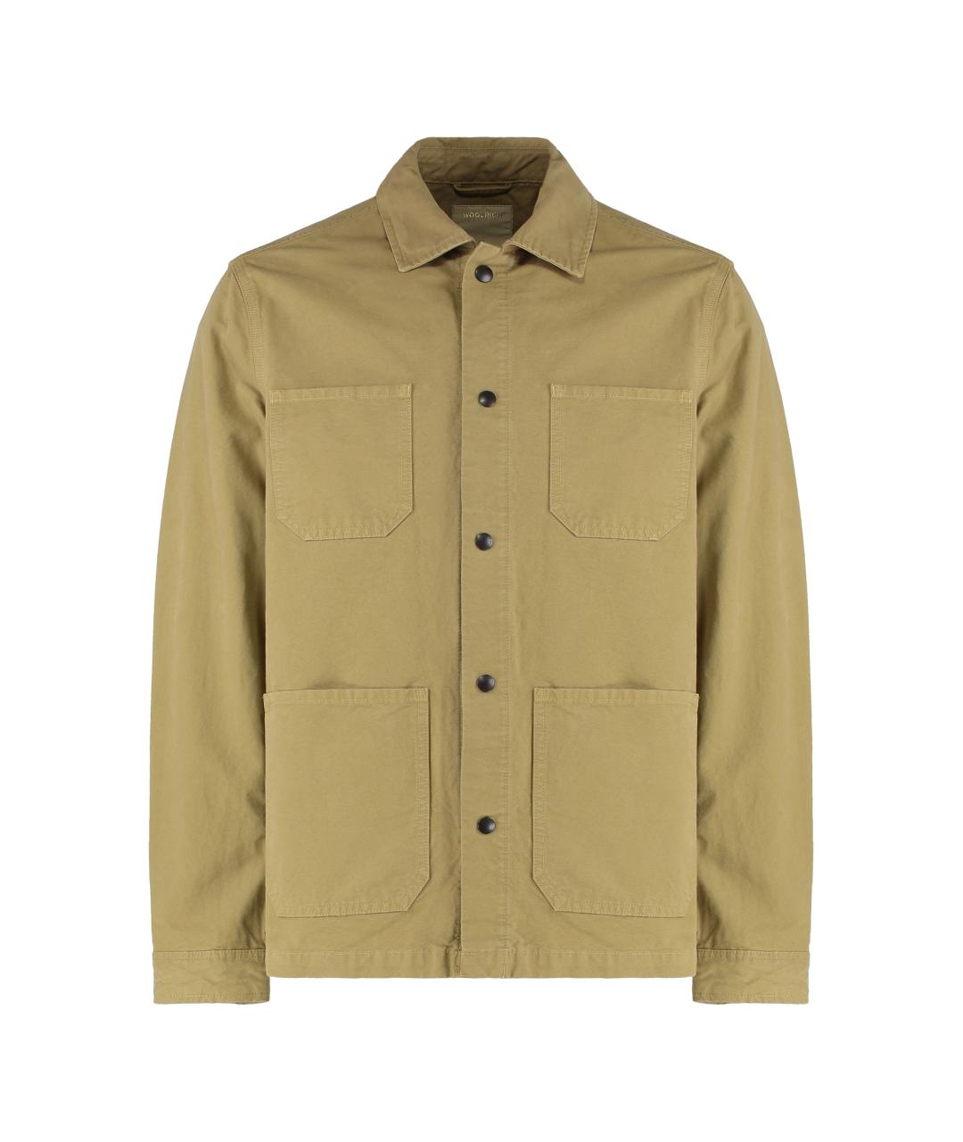 WOOLRICH Зеленая хлопковая кэжуал рубашка, фото 1