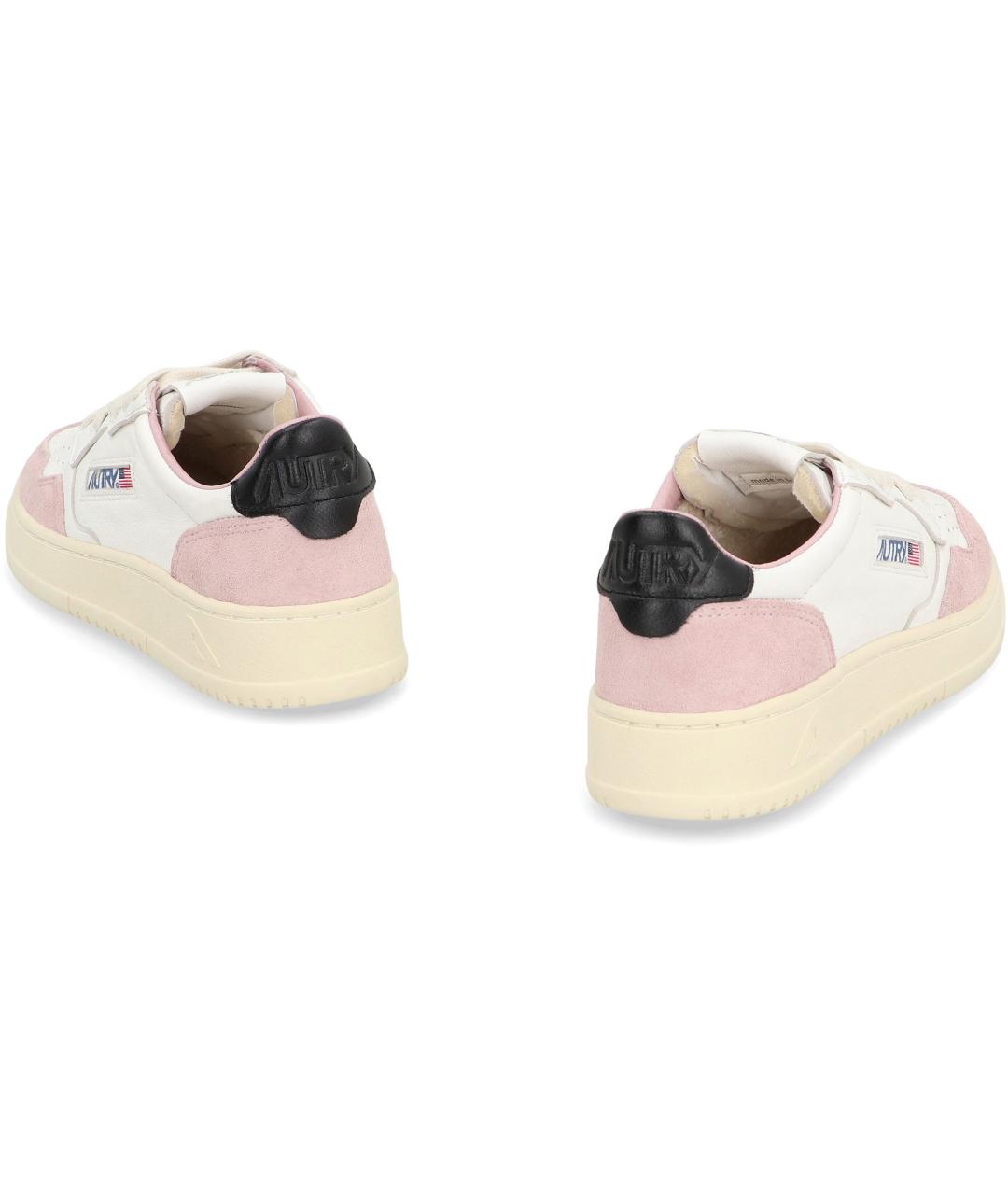 AUTRY Белые кожаные кроссовки, фото 4