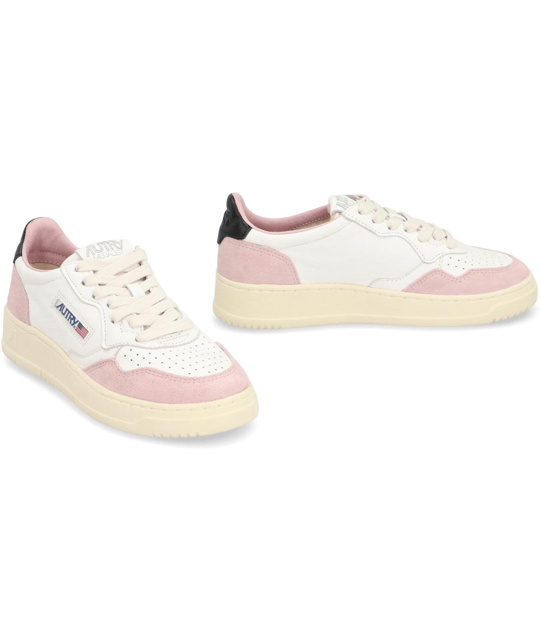 AUTRY Белые кожаные кроссовки, фото 3