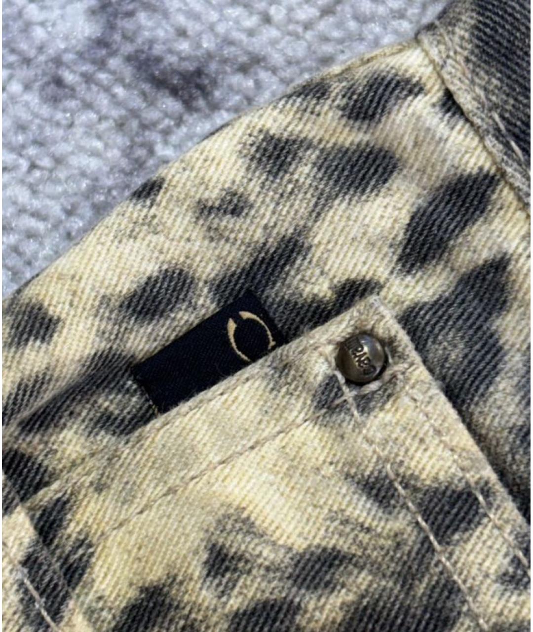 JUST CAVALLI Мульти хлопковые прямые джинсы, фото 6