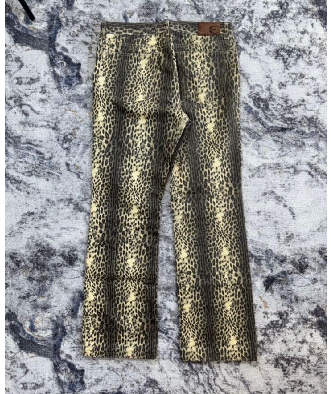 JUST CAVALLI Мульти хлопковые прямые джинсы, фото 2