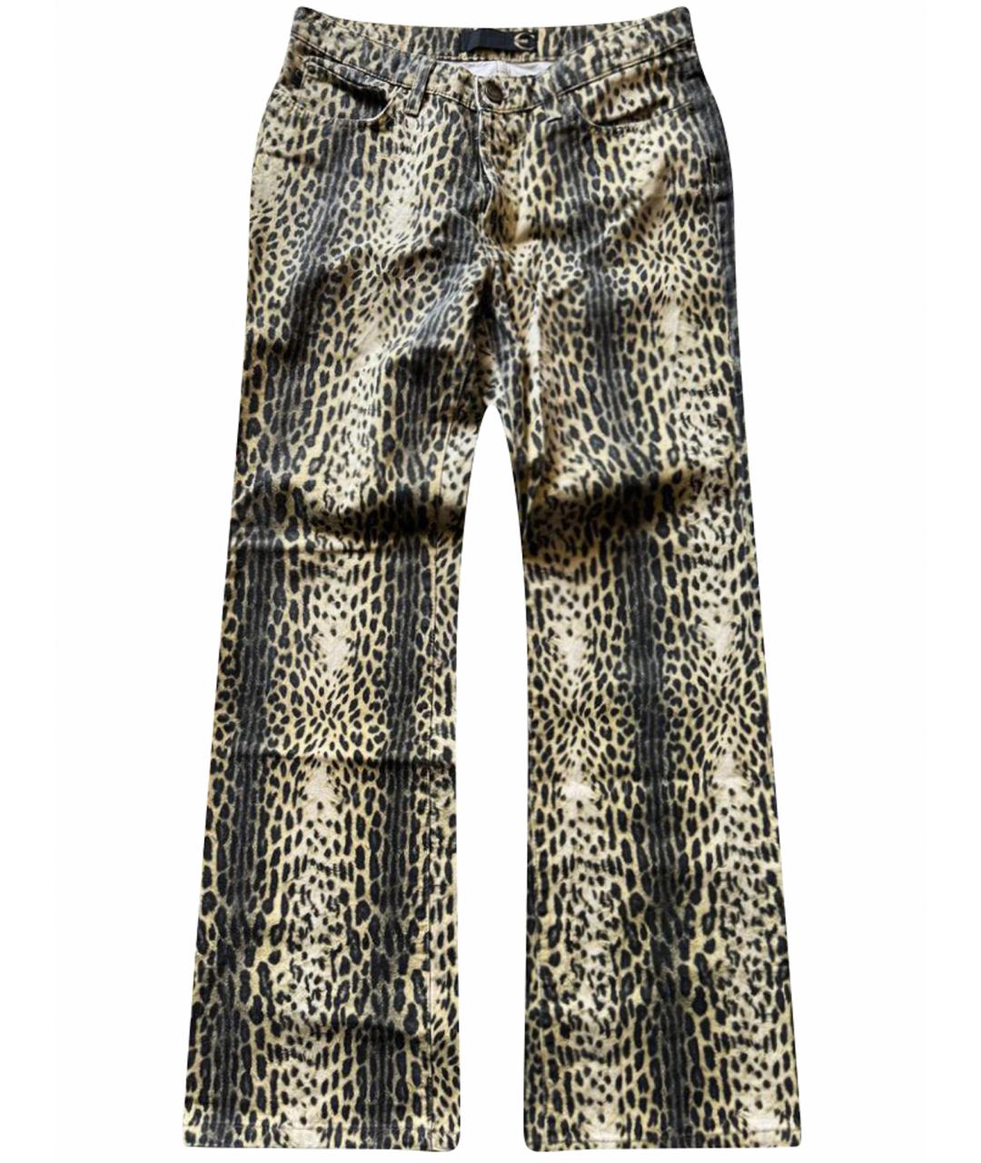 JUST CAVALLI Мульти хлопковые прямые джинсы, фото 1