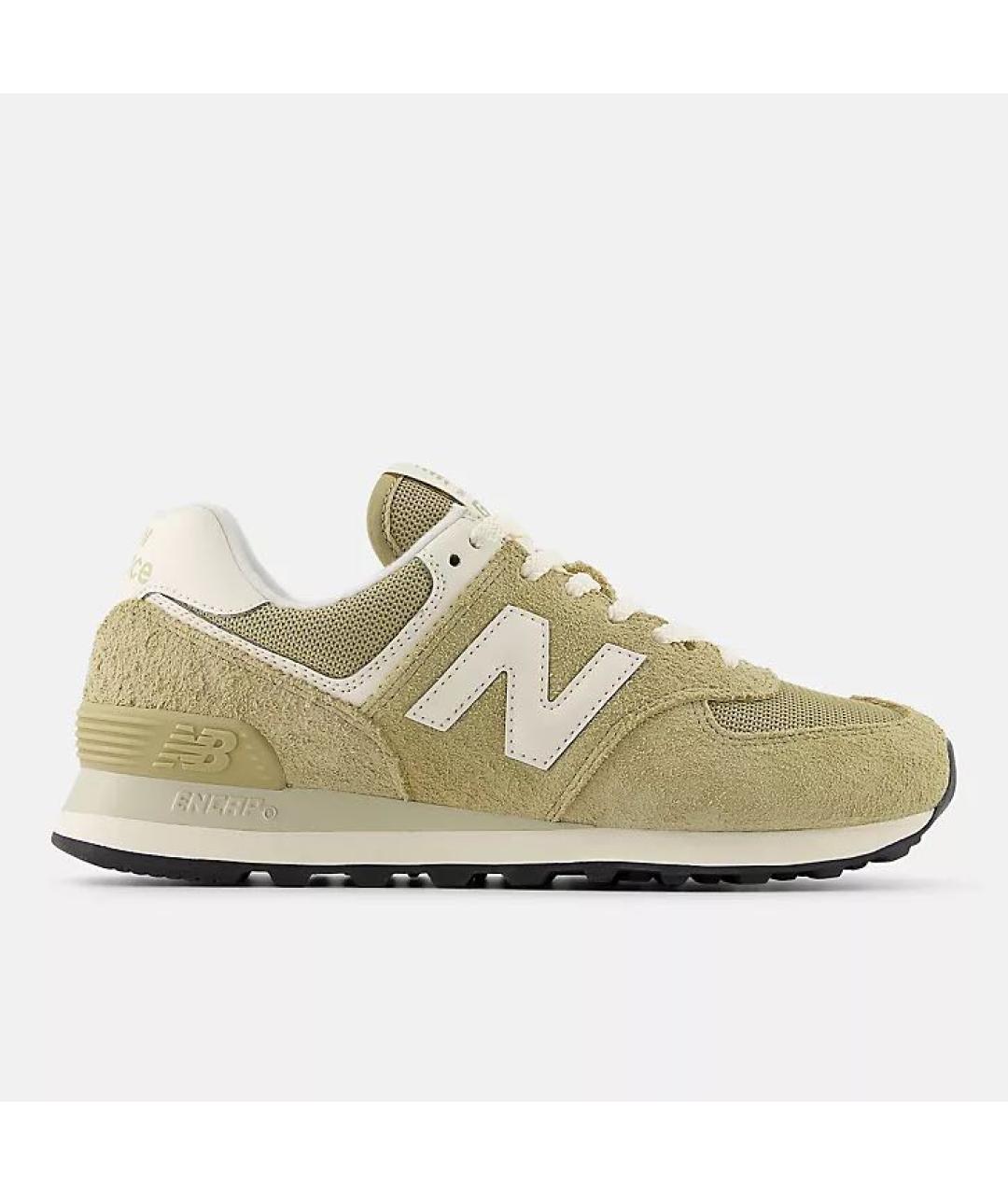 NEW BALANCE Хаки замшевые кроссовки, фото 7