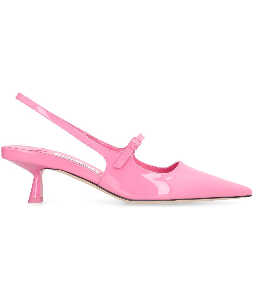 JIMMY CHOO Розовые кожаные туфли, фото 1