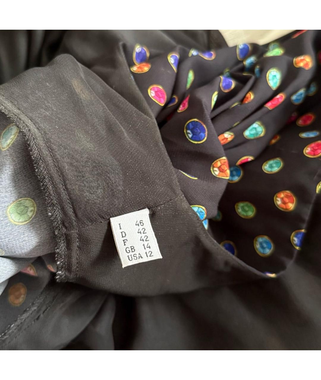 BOUTIQUE MOSCHINO Мульти полиэстеровое вечернее платье, фото 6