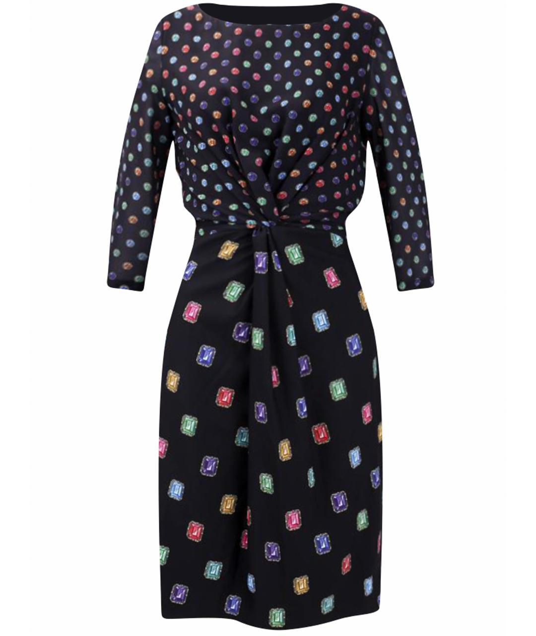 BOUTIQUE MOSCHINO Мульти полиэстеровое вечернее платье, фото 1