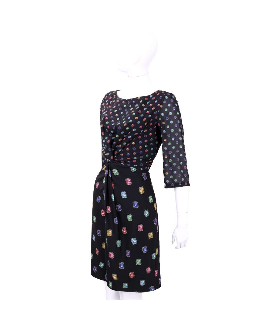 BOUTIQUE MOSCHINO Мульти полиэстеровое вечернее платье, фото 2