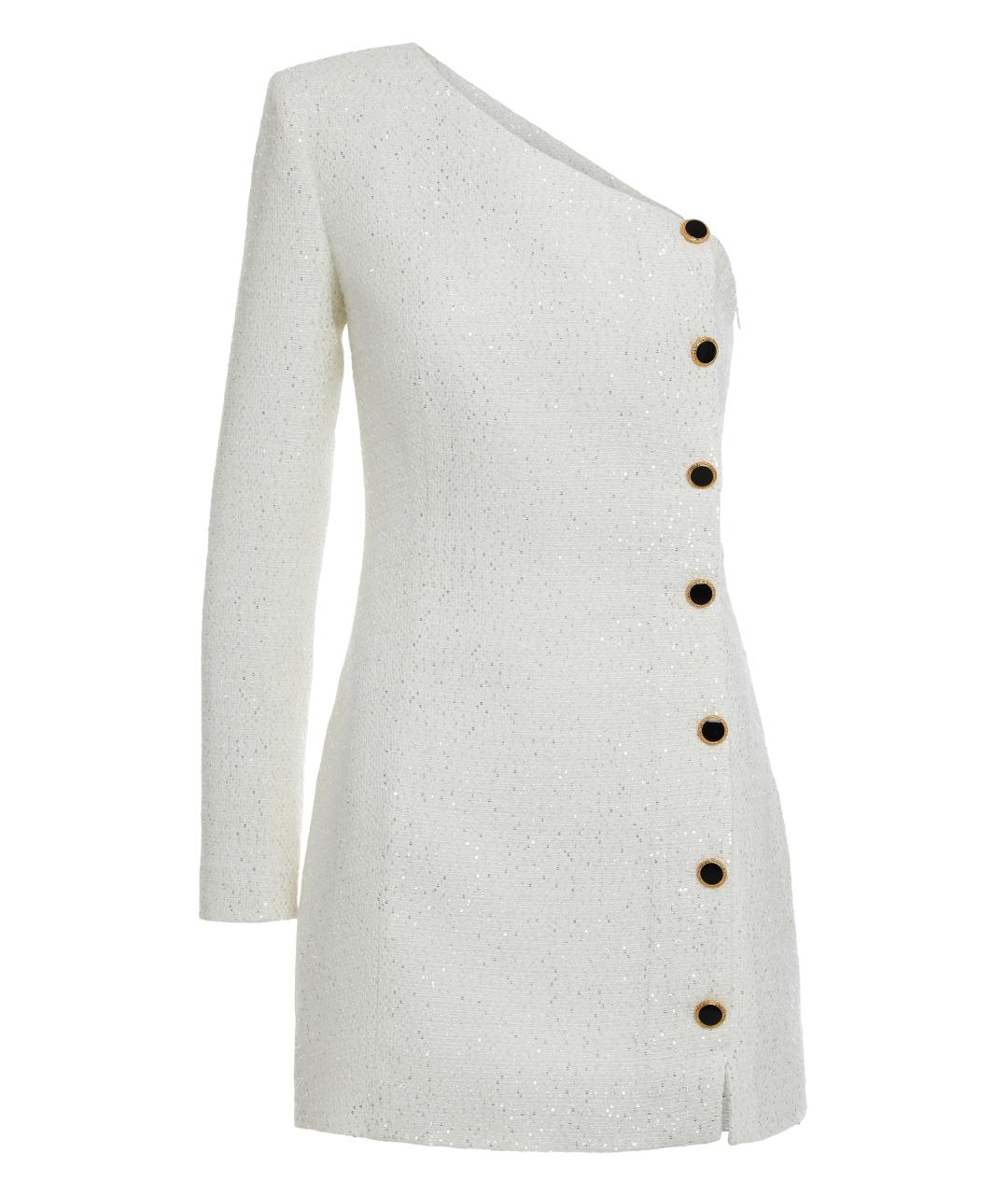 ALESSANDRA RICH Белое полиамидовое повседневное платье, фото 1