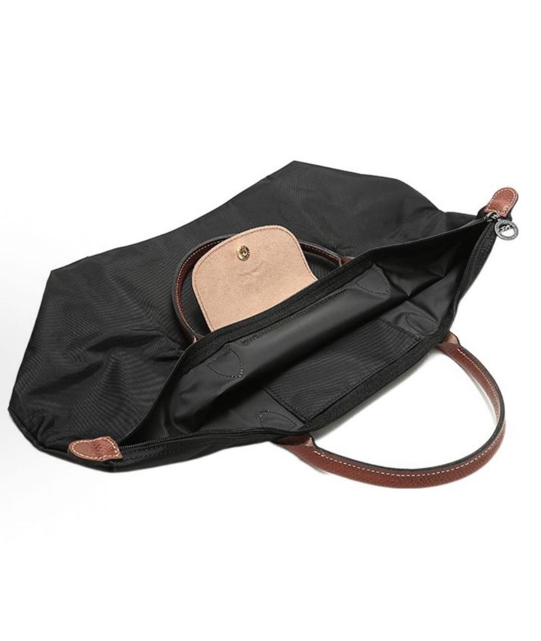 LONGCHAMP Черная сумка с короткими ручками, фото 2