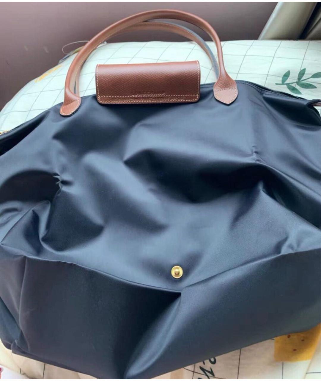 LONGCHAMP Черная сумка с короткими ручками, фото 6