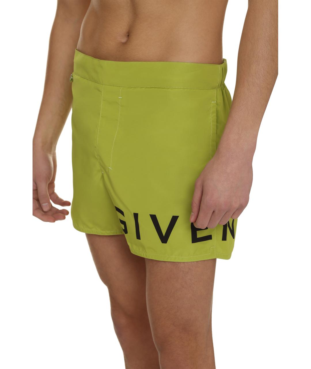 GIVENCHY Зеленые полиэстеровые плавки, фото 5