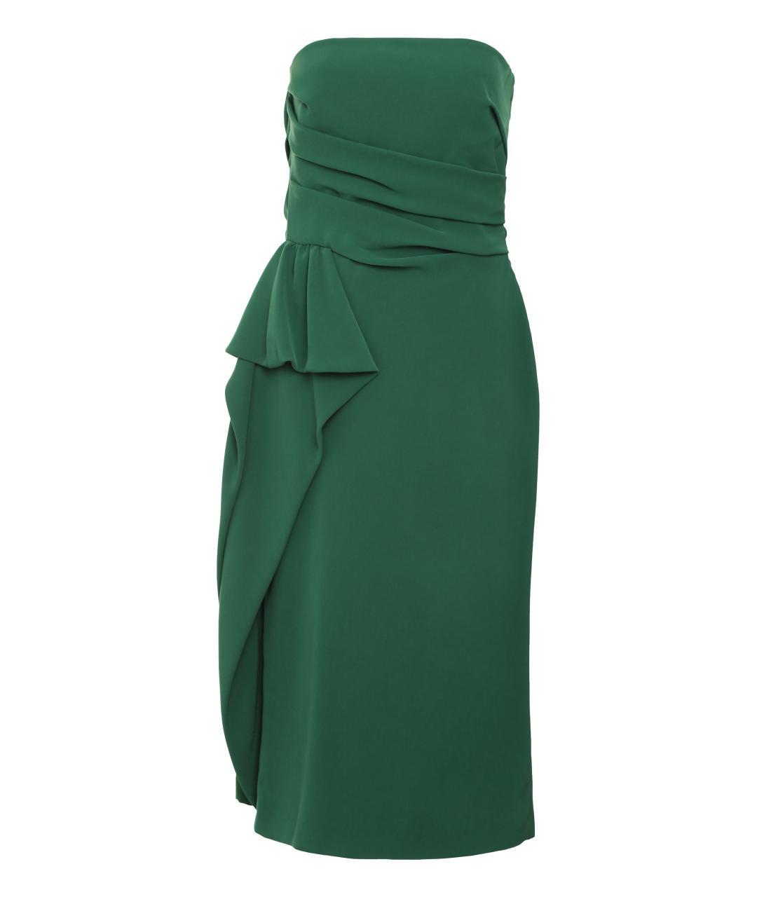 MAX MARA STUDIO Зеленые ацетатное коктейльное платье, фото 1