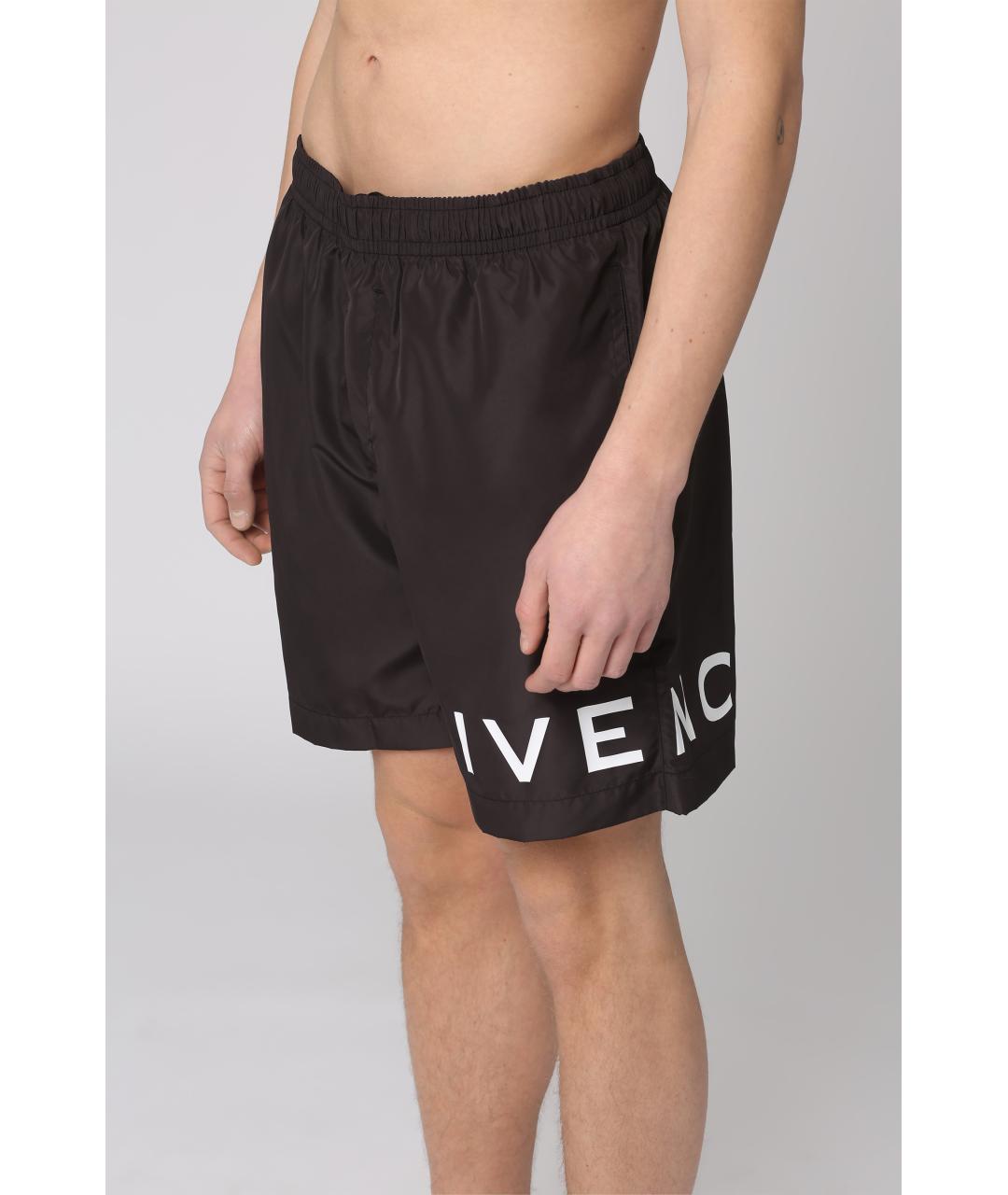 GIVENCHY Черные полиэстеровые плавки, фото 5