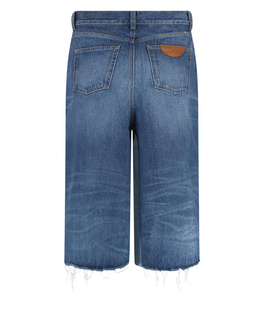 CHLOE Синие хлопковые шорты, фото 2