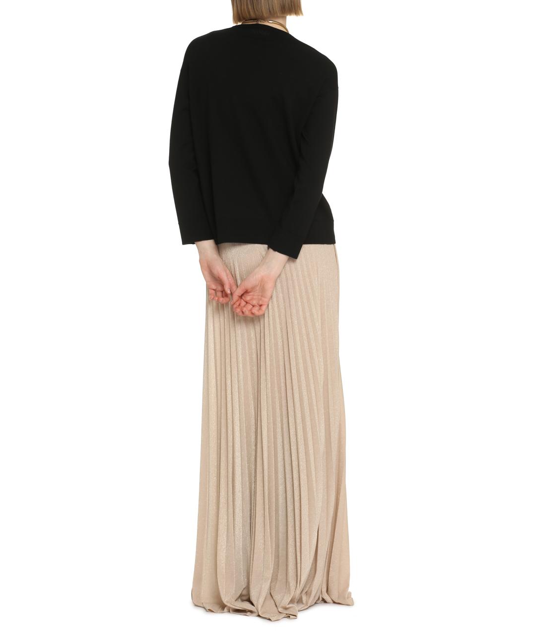'S MAX MARA Черный шерстяной джемпер / свитер, фото 4