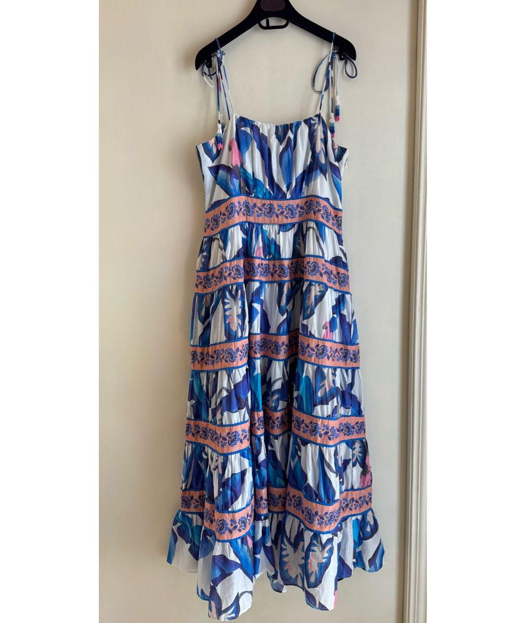 FARM RIO Голубой хлопковый сарафан, фото 6