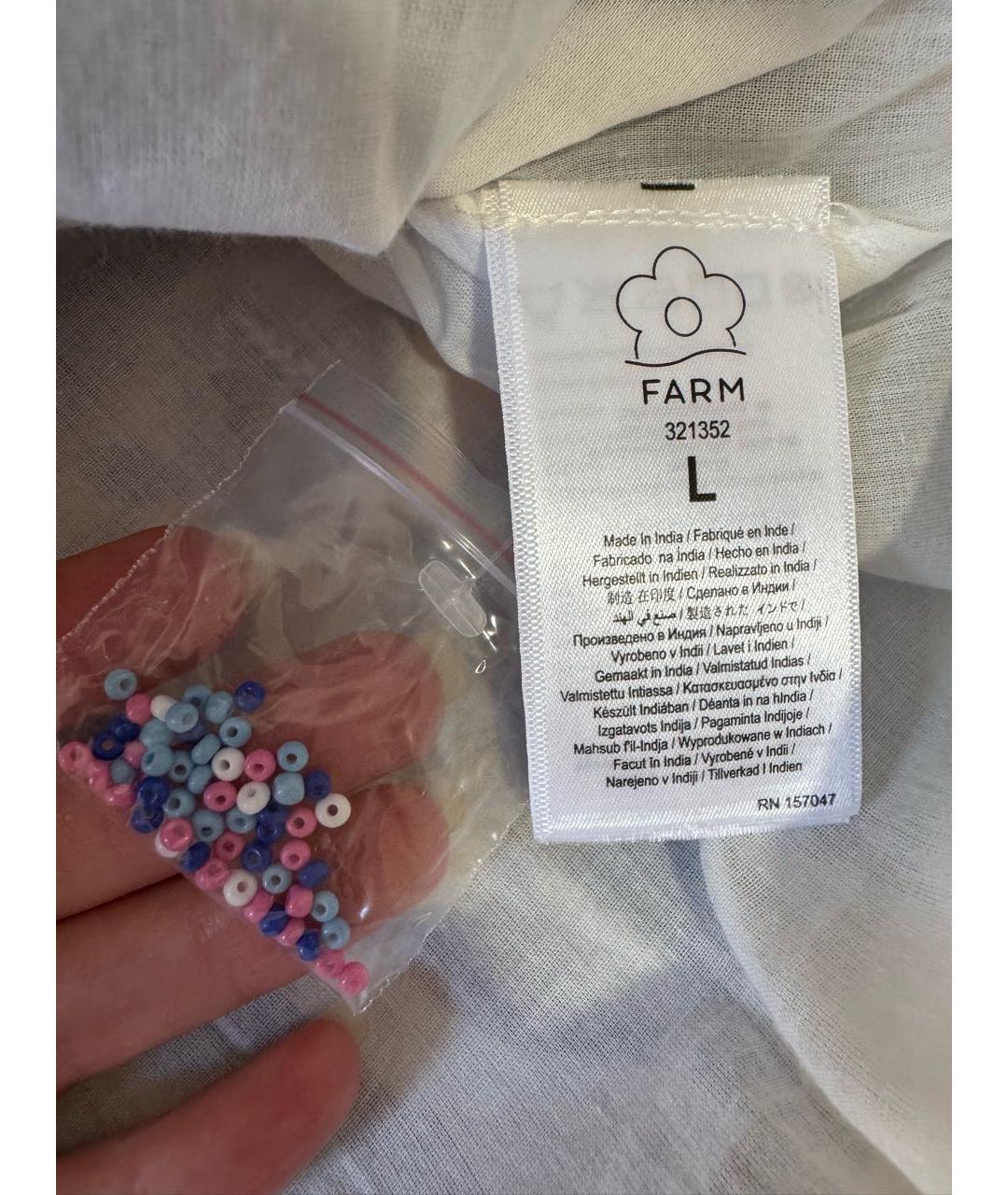 FARM RIO Голубой хлопковый сарафан, фото 8