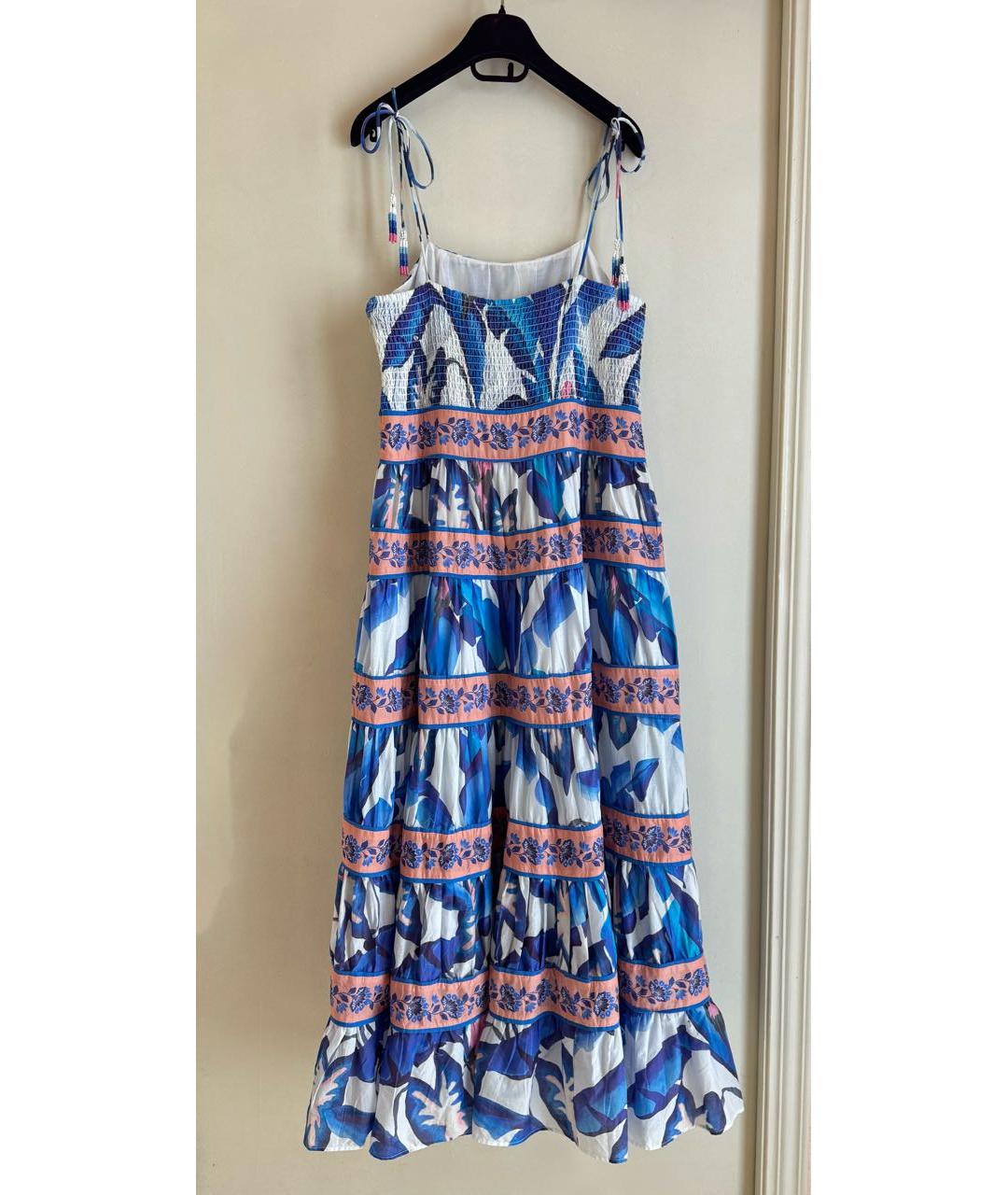 FARM RIO Голубой хлопковый сарафан, фото 7