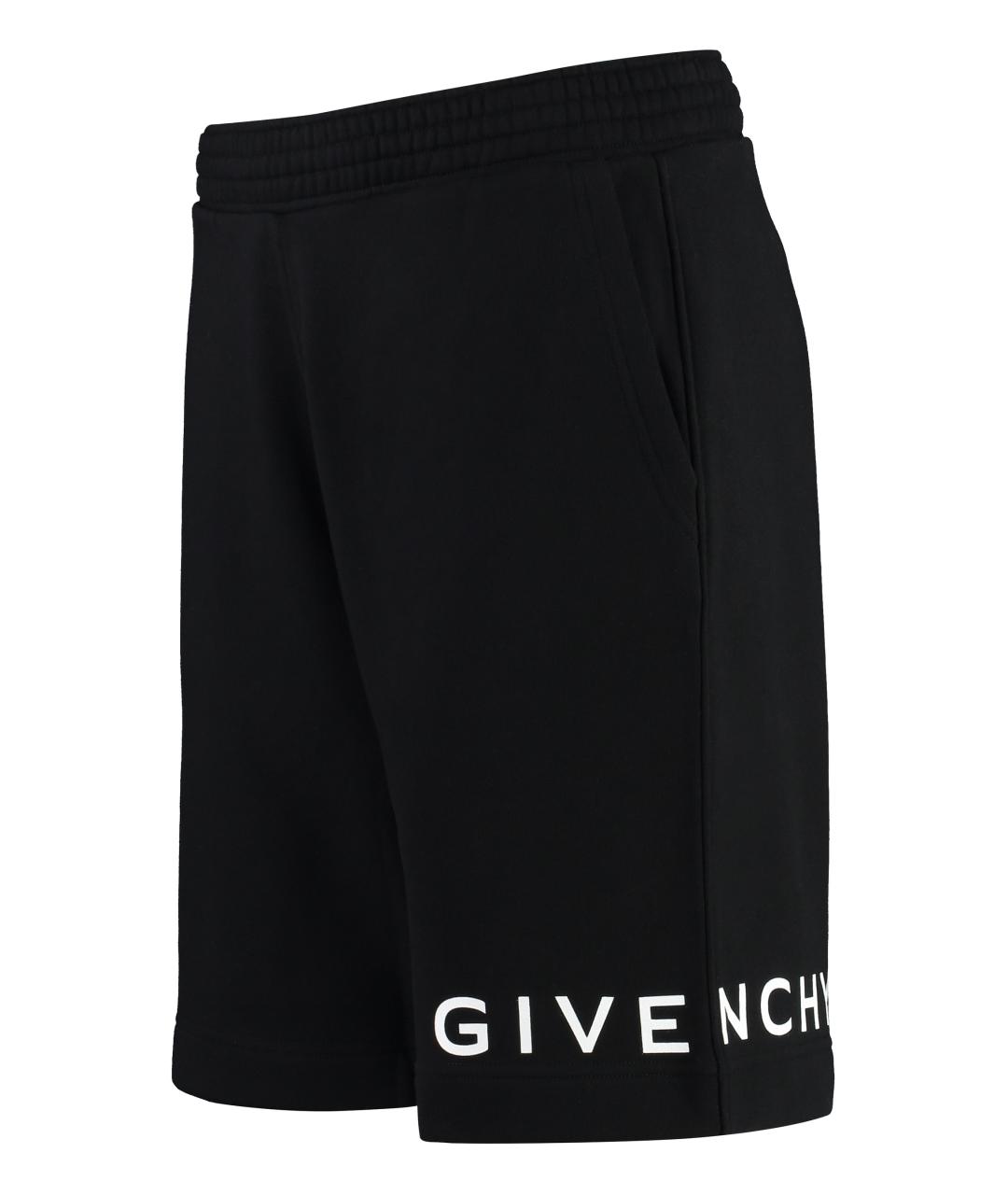 GIVENCHY Черные хлопковые шорты, фото 2