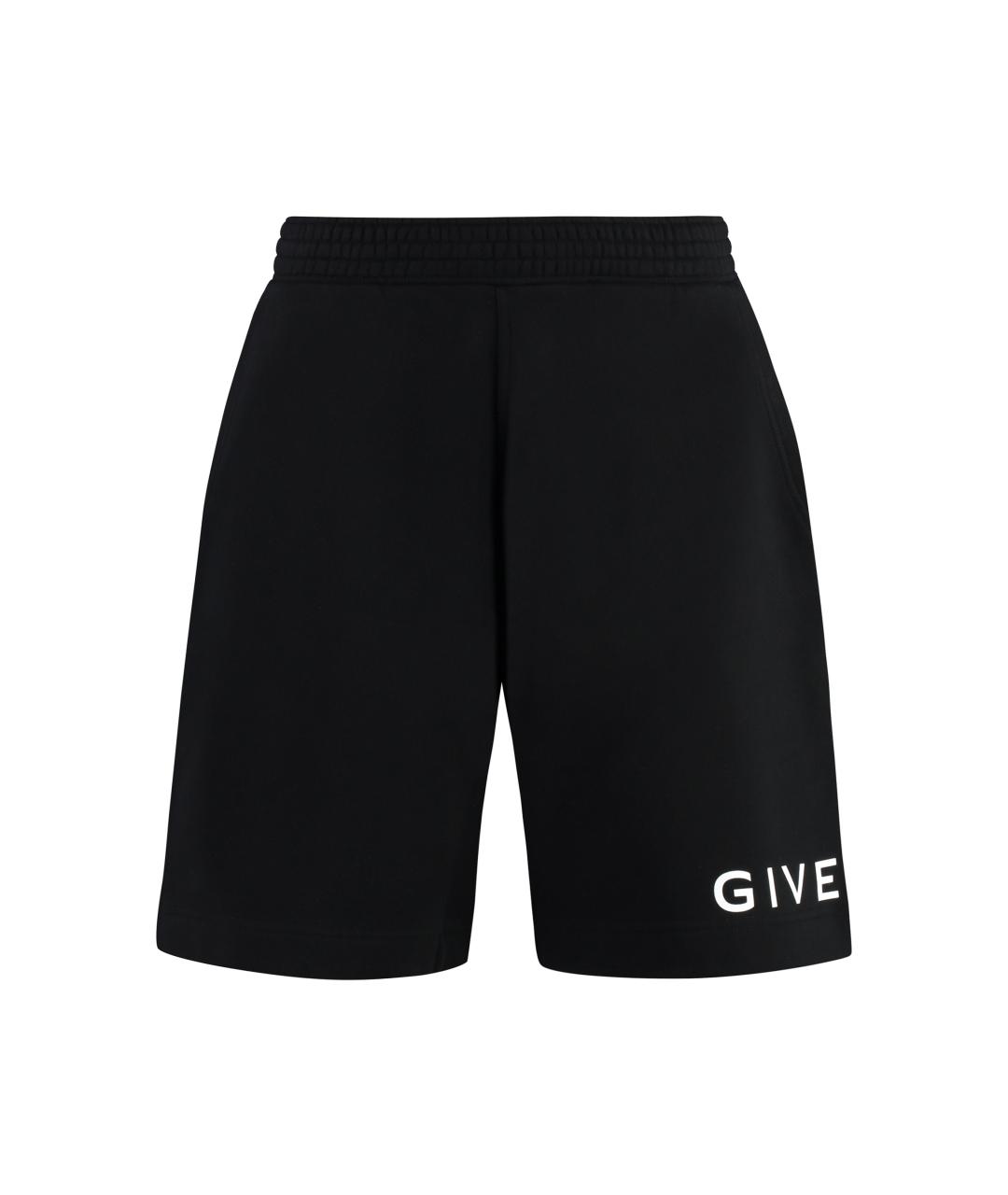 GIVENCHY Черные хлопковые шорты, фото 1