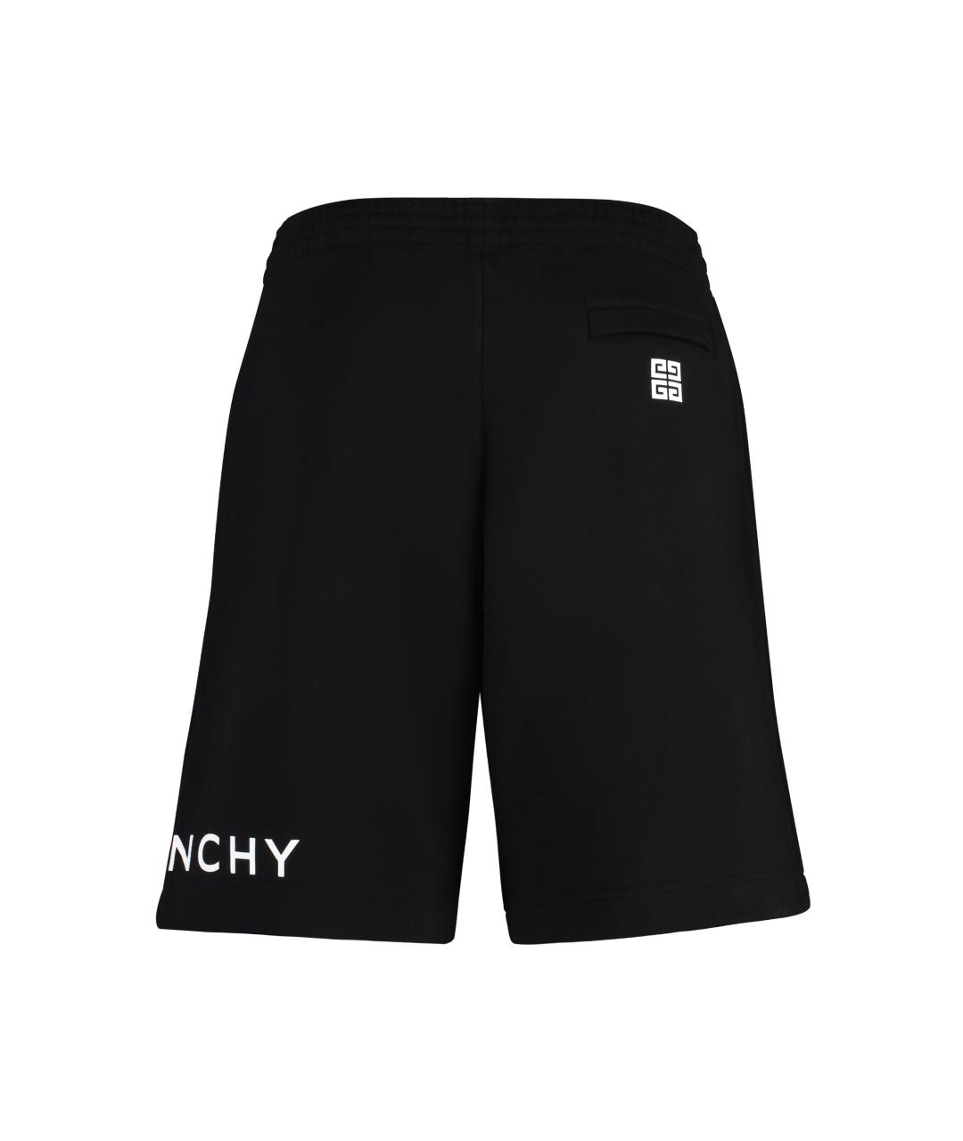 GIVENCHY Черные хлопковые шорты, фото 3