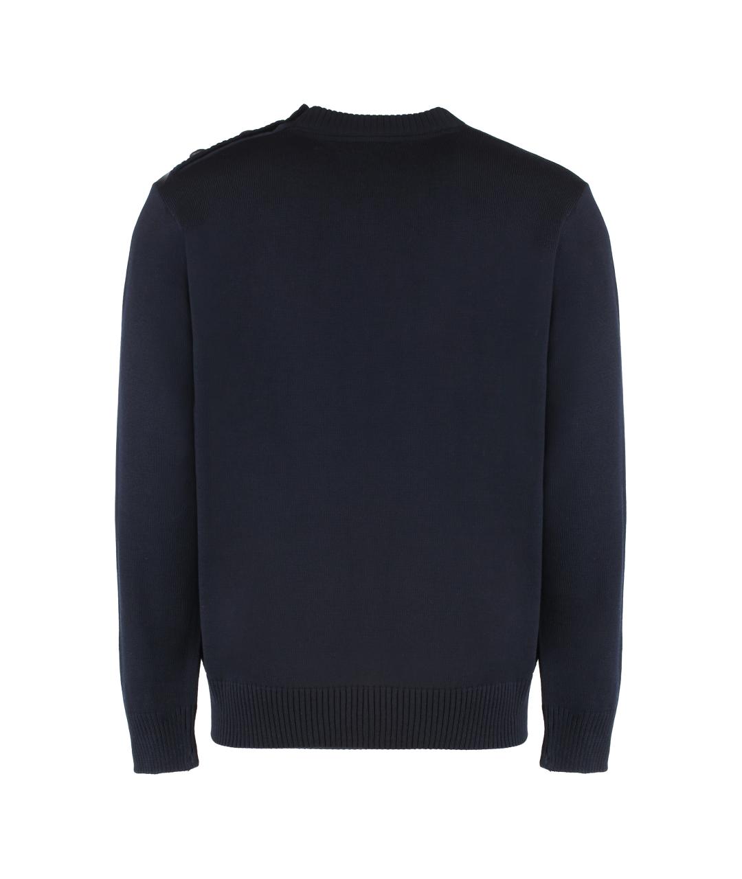 PAUL & SHARK Темно-синий шерстяной джемпер / свитер, фото 2