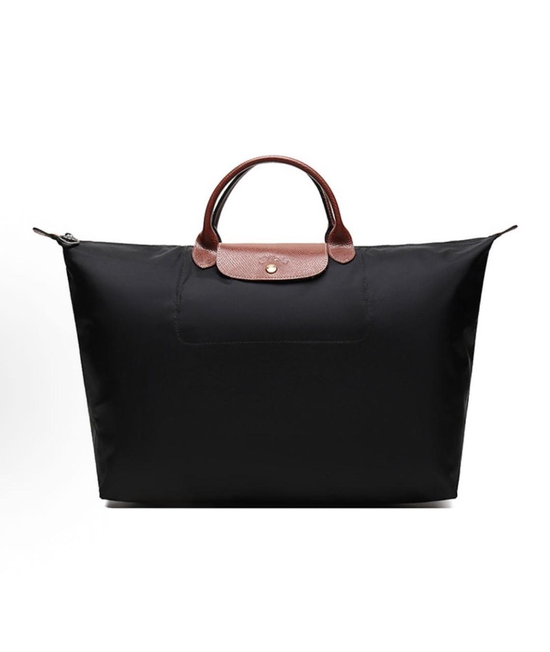 LONGCHAMP Черная сумка с короткими ручками, фото 9