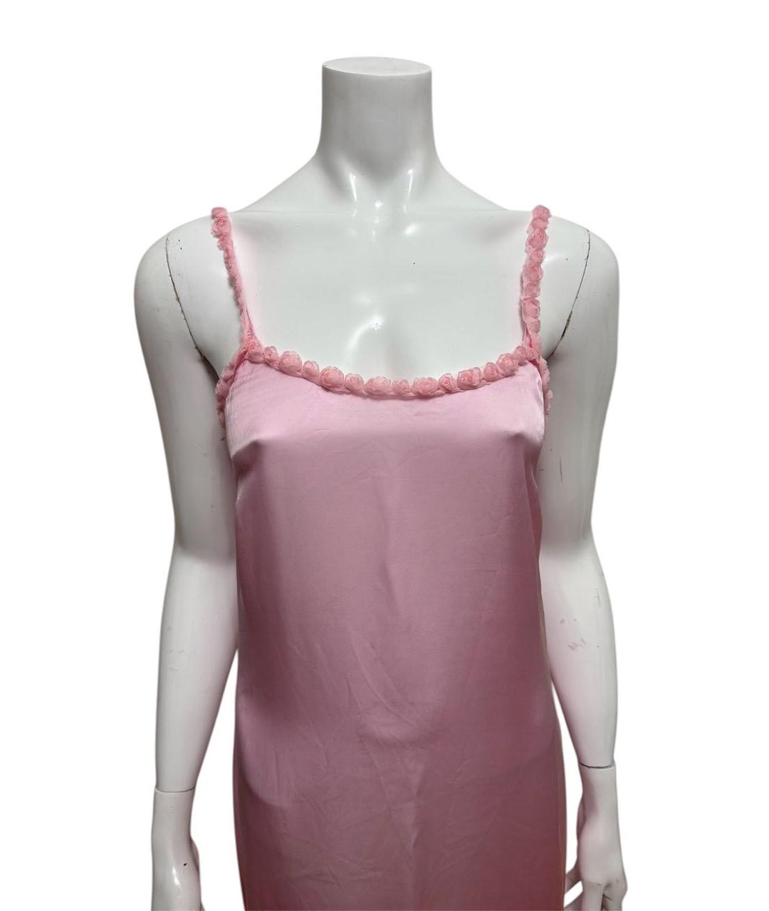 ROTATE Розовое вечернее платье, фото 4