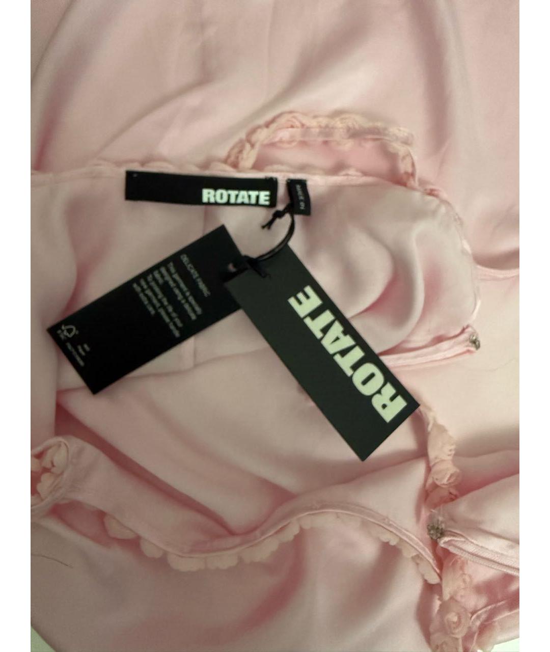 ROTATE Розовое вечернее платье, фото 6
