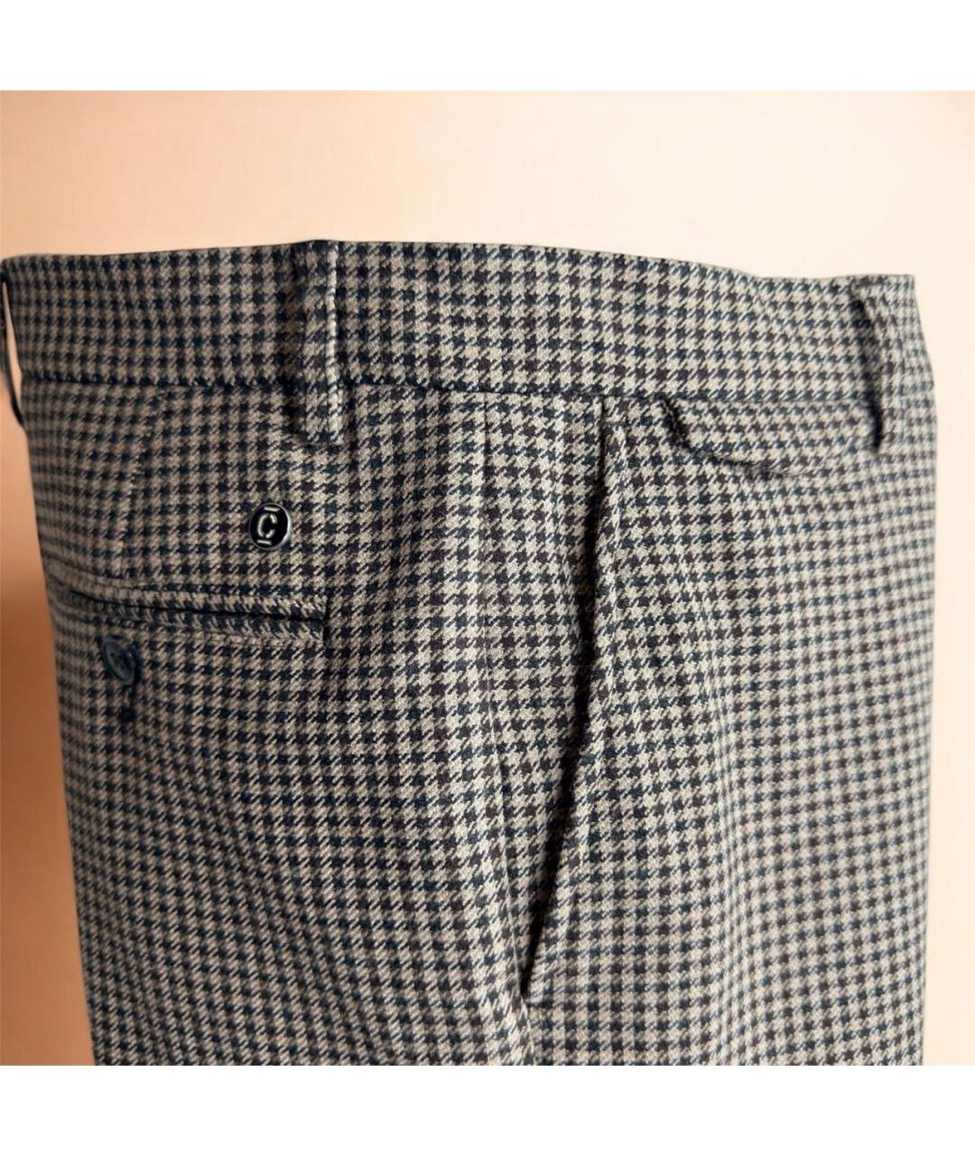 CLOSED Коричневые полиэстеровые повседневные брюки, фото 7