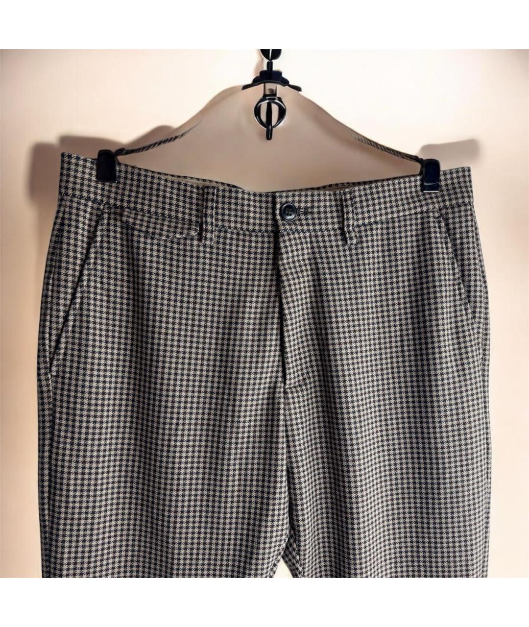 CLOSED Коричневые полиэстеровые повседневные брюки, фото 2