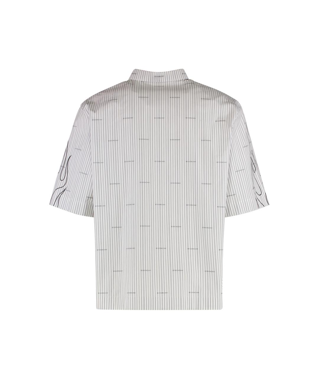 GIVENCHY Белая хлопковая кэжуал рубашка, фото 2