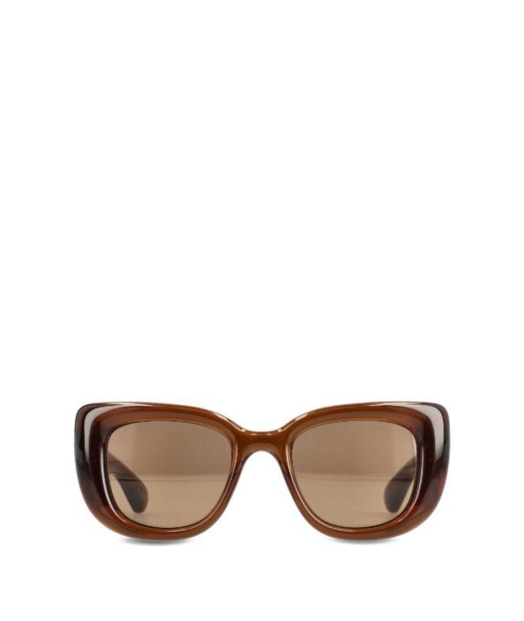 SAINT LAURENT Коричневые солнцезащитные очки, фото 7