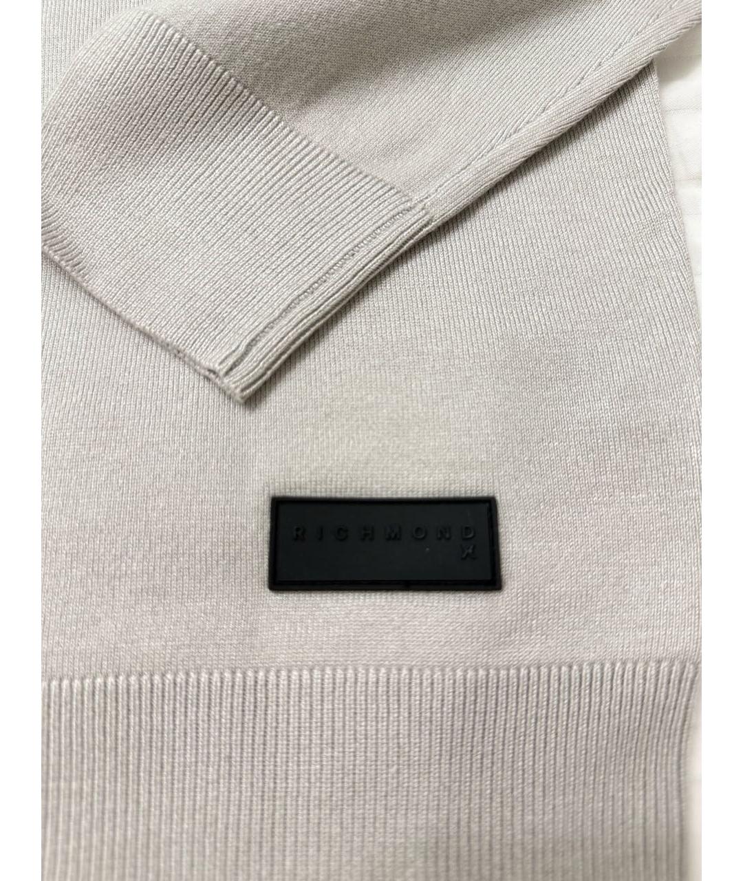 JOHN RICHMOND Бежевый вискозный джемпер / свитер, фото 4