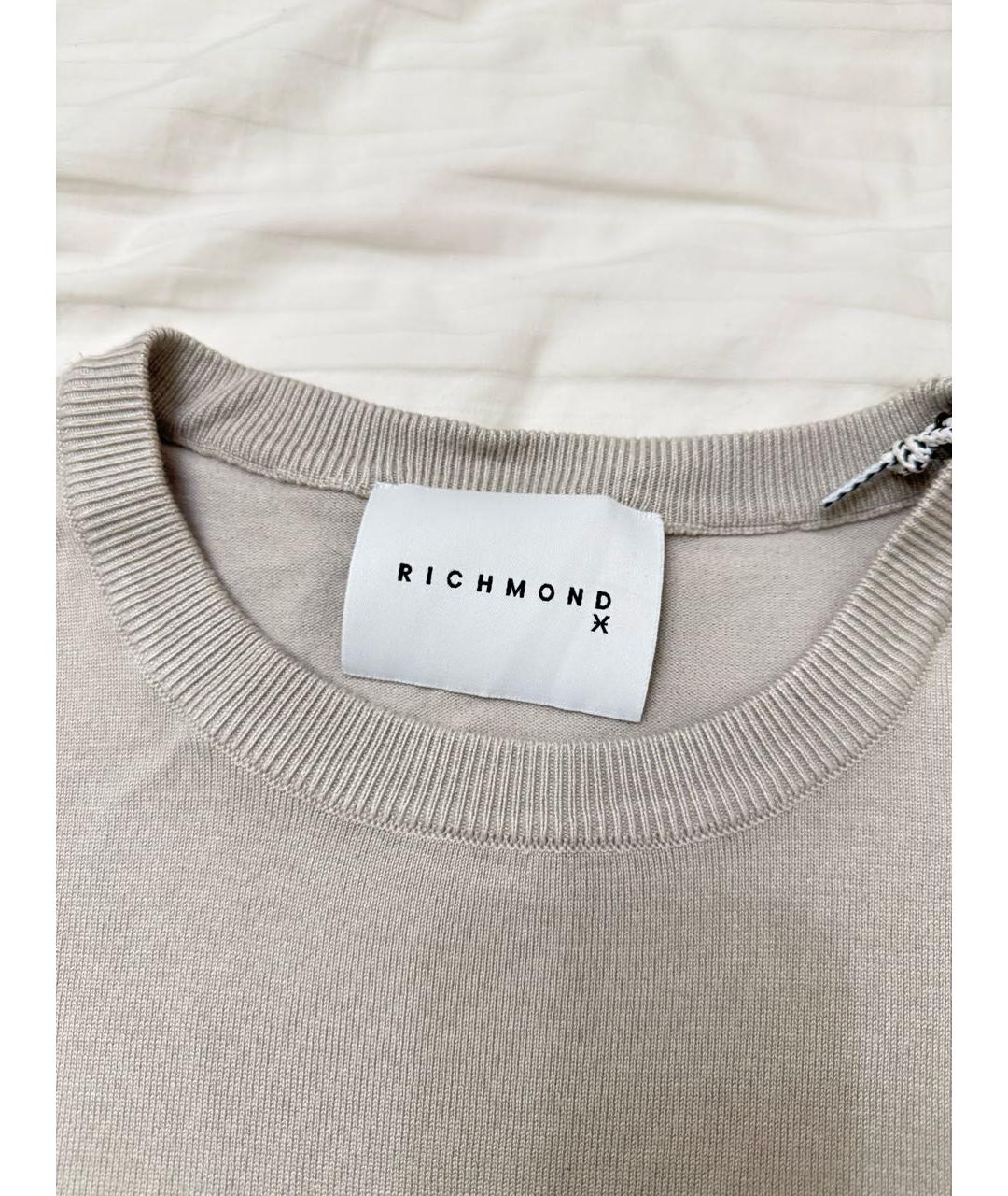 JOHN RICHMOND Бежевый вискозный джемпер / свитер, фото 5