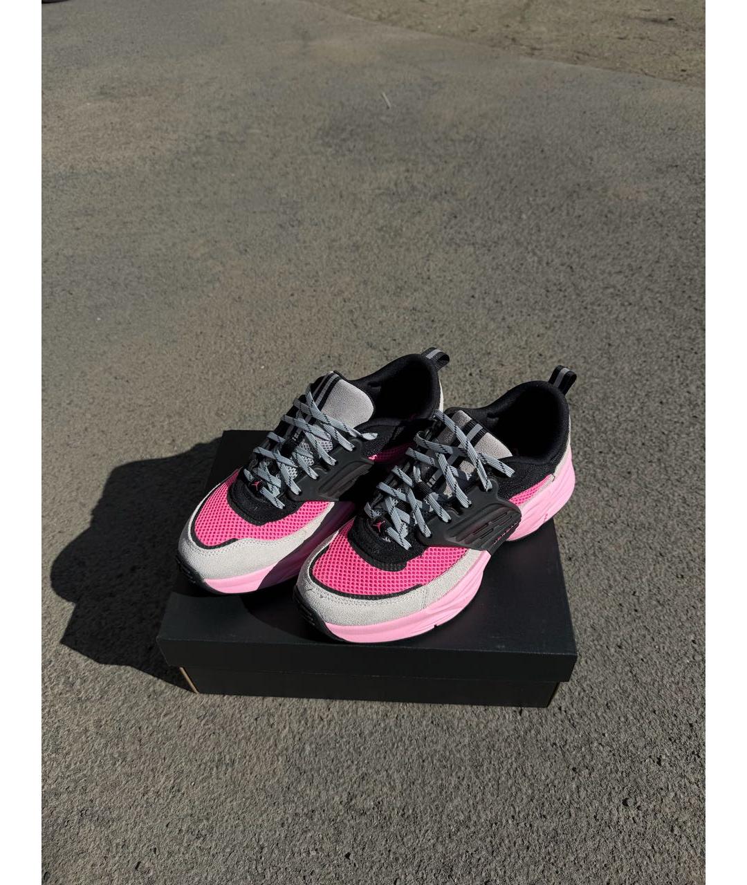 JORDAN Розовые текстильные кроссовки, фото 2