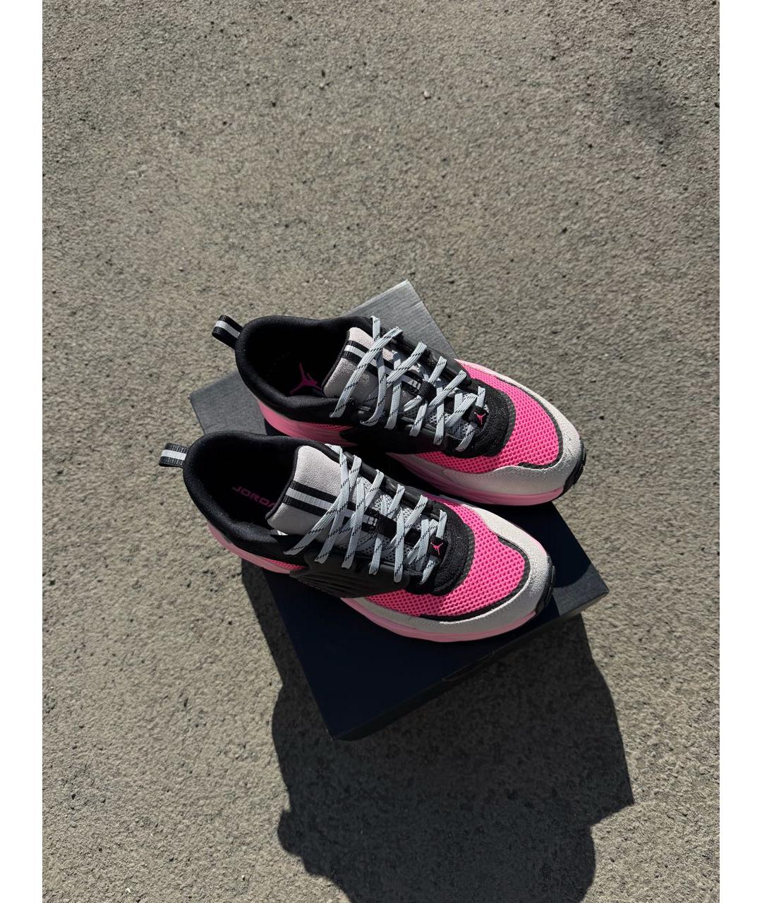 JORDAN Розовые текстильные кроссовки, фото 3