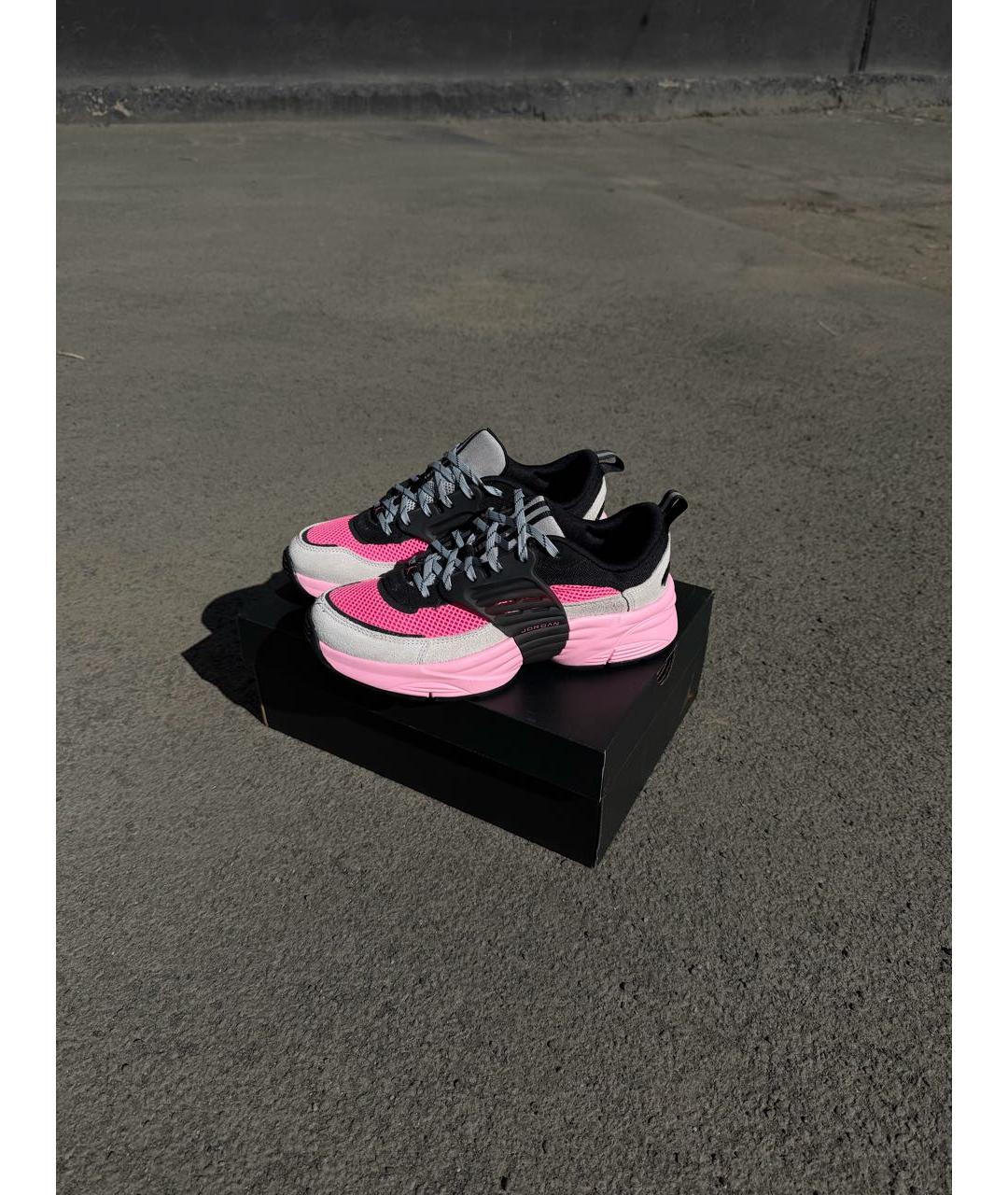 JORDAN Розовые текстильные кроссовки, фото 6