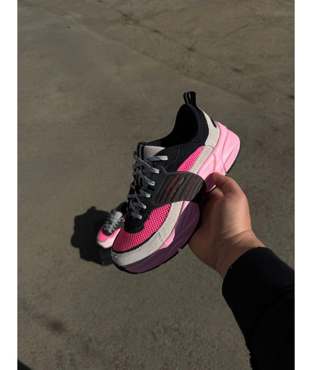 JORDAN Розовые текстильные кроссовки, фото 5