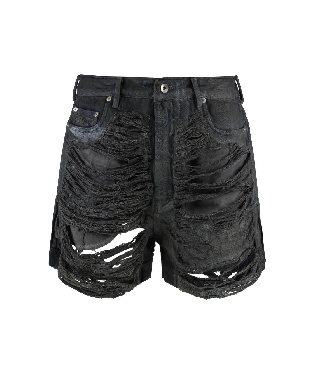 RICK OWENS DRKSHDW Серые хлопковые шорты, фото 1