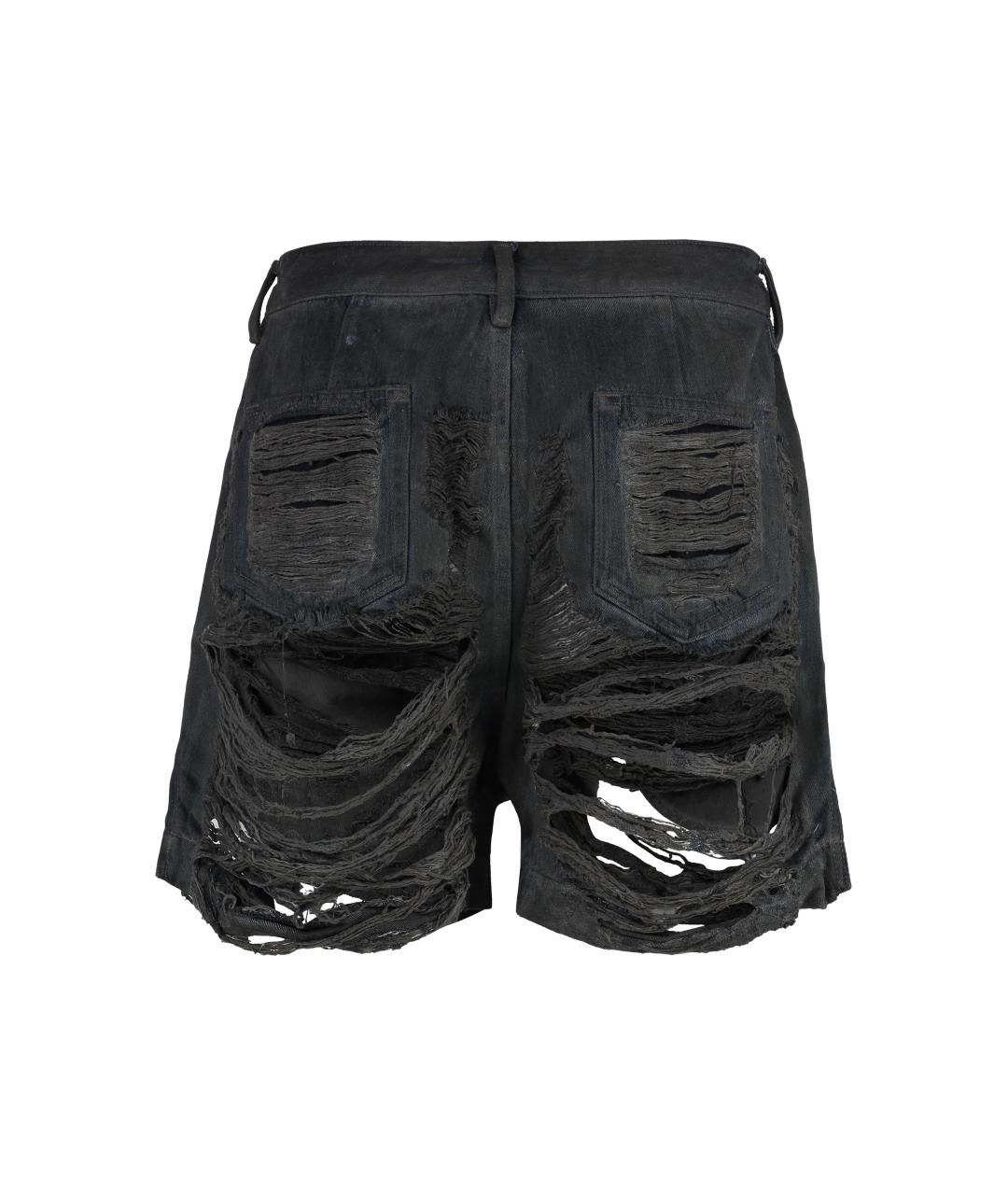 RICK OWENS DRKSHDW Серые хлопковые шорты, фото 2