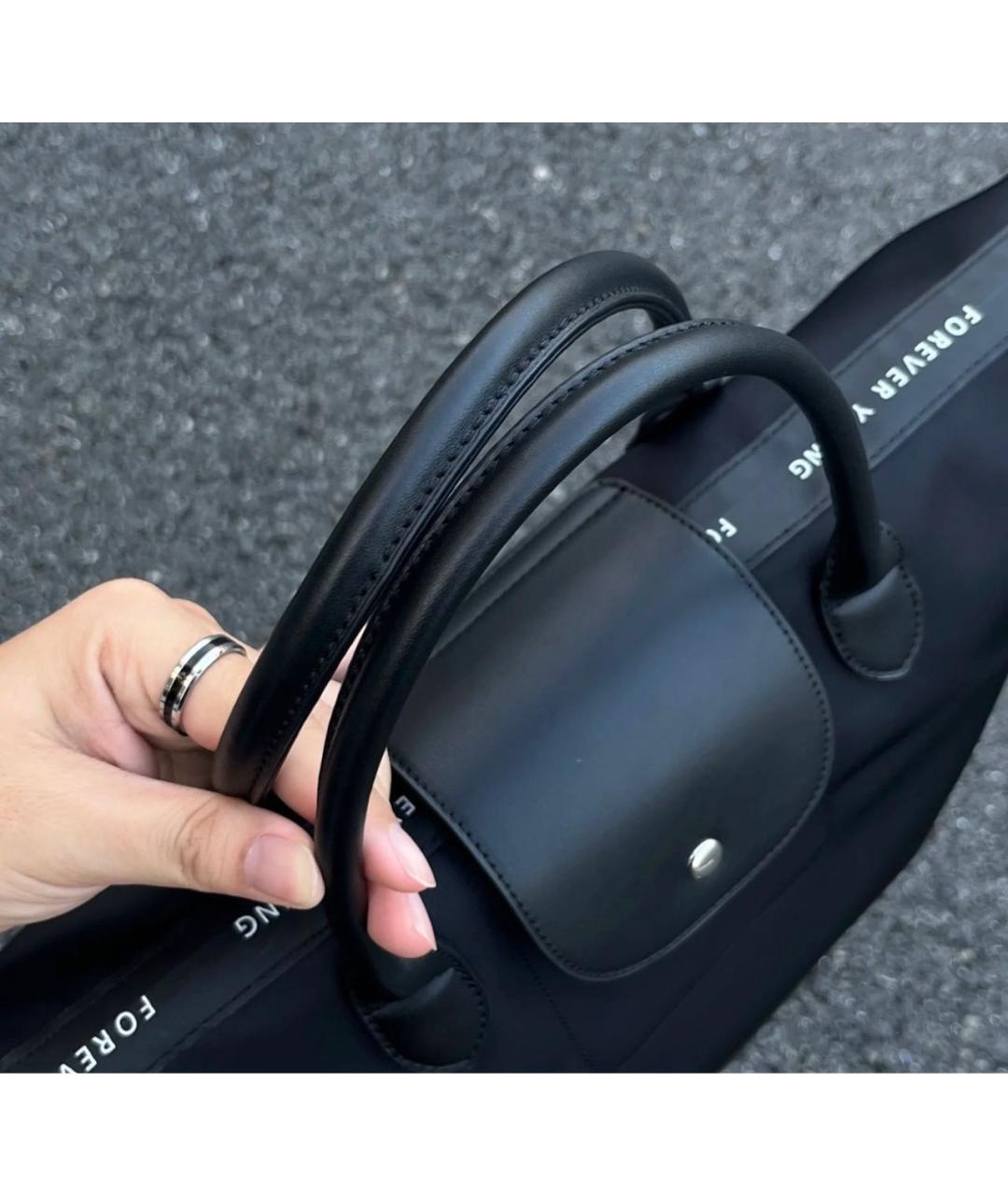 LONGCHAMP Черная сумка тоут, фото 8