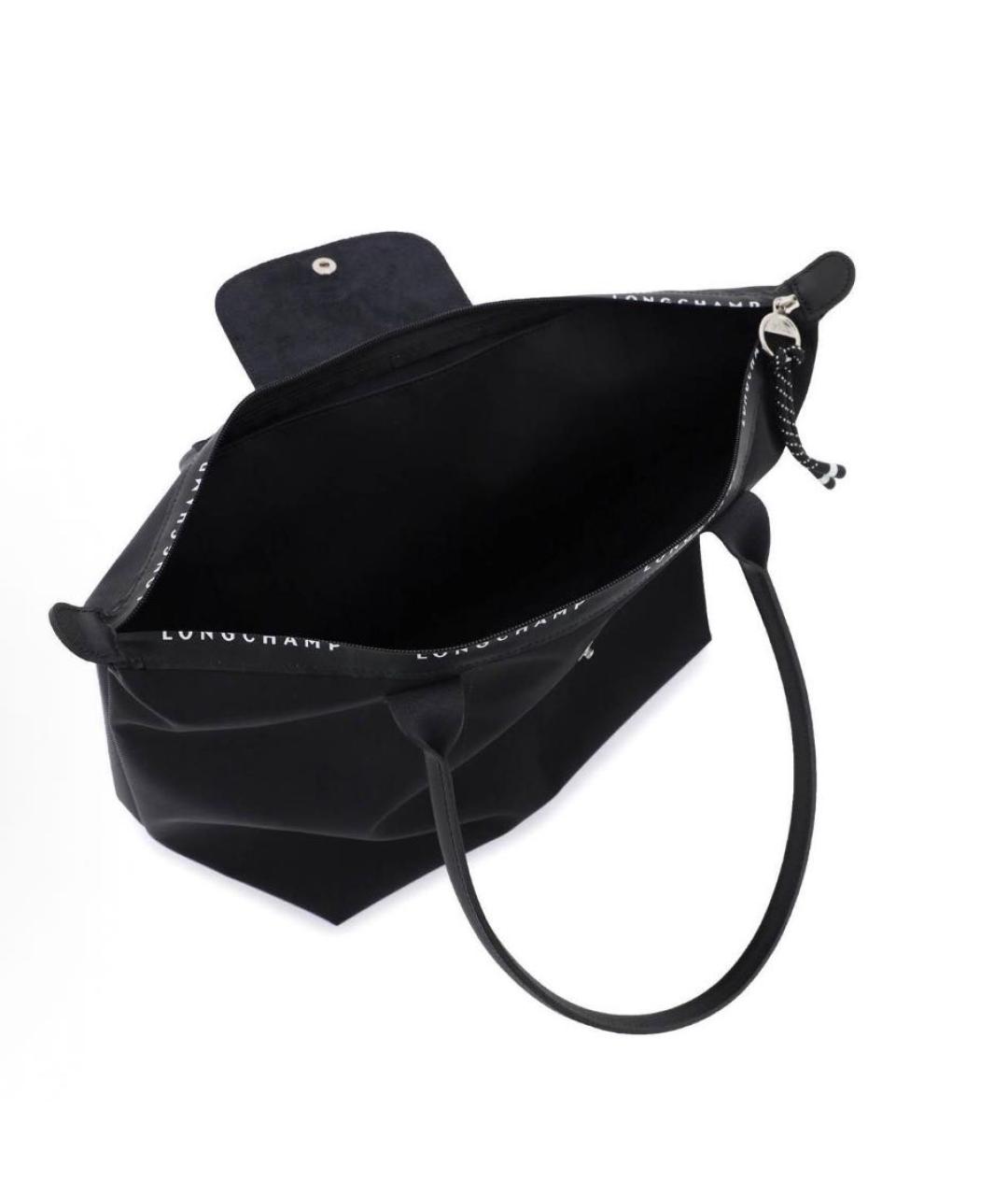 LONGCHAMP Черная сумка тоут, фото 3