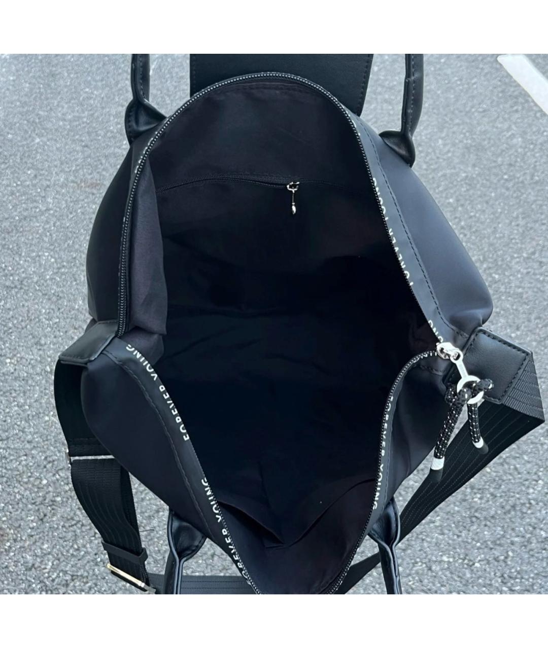 LONGCHAMP Черная сумка тоут, фото 7