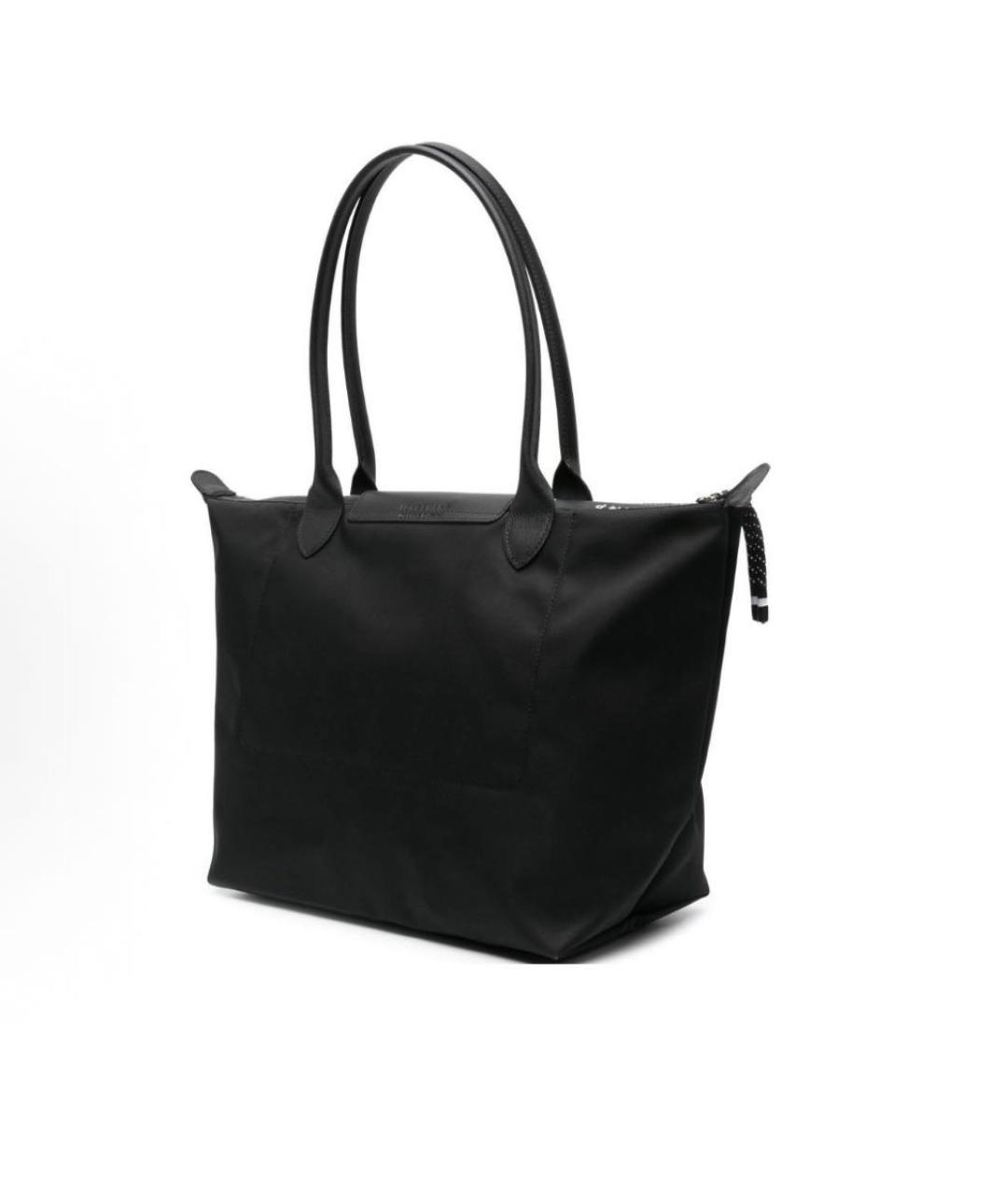 LONGCHAMP Черная сумка тоут, фото 2
